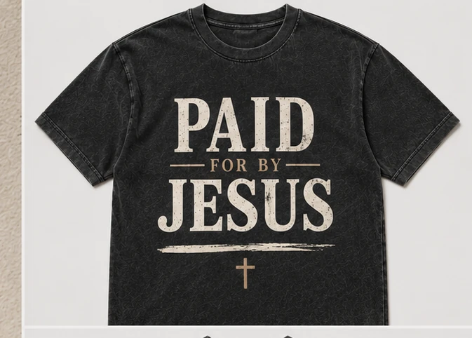 Paid For By Jesus Christian T-Shirt