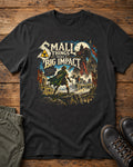Small Things Make a Big Impact Christian T-Shirt – 1 Samuel 17:47 Faith Adventure Tee